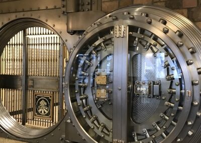 Iconic Vault door in Alpine Bank Eagle